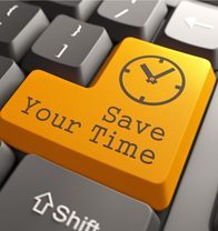 Keyboard with Save Your Time Button.